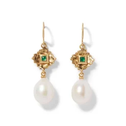 The Met Store French Amor Double-Drop Earrings
