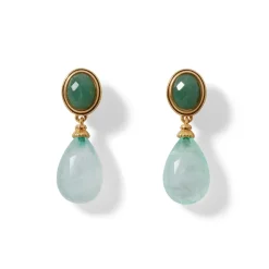 The Met Store French Serpent Drop Earrings