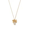 The Met Store French Wreath Bow Pendant Necklace