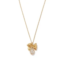 The Met Store French Wreath Bow Pendant Necklace