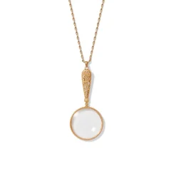 The Met Store Gilded Age Magnifier Pendant Necklace