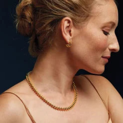 The Met Store Golden Disc Necklace