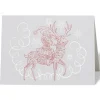 The Met Store Gordon: Santa Riding Reindeer Fine Holiday Cards