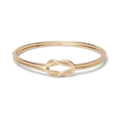 The Met Store Herakles Knot Hinged Bangle