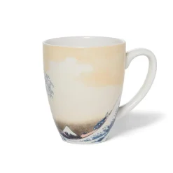 The Met Store Hokusai Great Wave Covered Mug with Tea Infuser