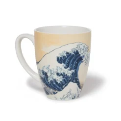 The Met Store Hokusai Great Wave Covered Mug with Tea Infuser