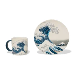 The Met Store Hokusai Great Wave Espresso Cup and Saucer