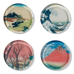 The Met Store Hokusai Prints Glass Coasters