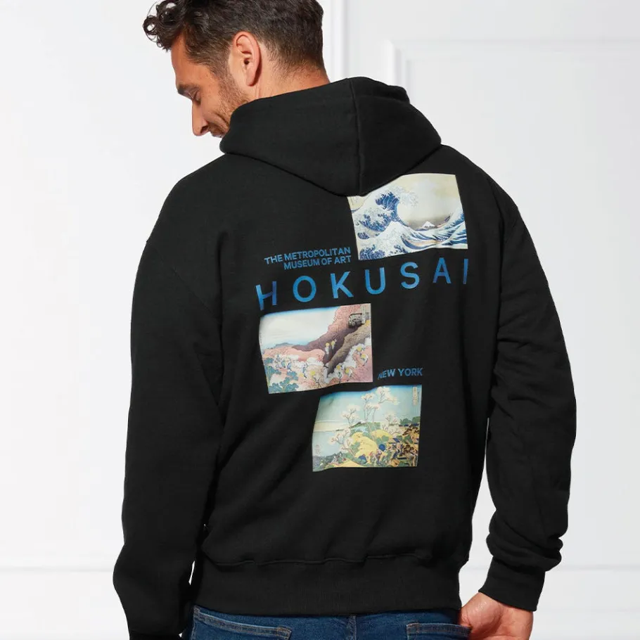The Met Store Hokusai Views of Mount Fuji Hoodie