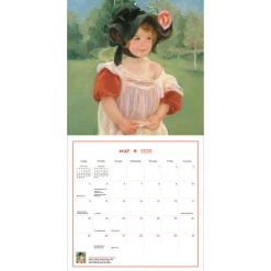 The Met Store Impressionism and Post-Impressionism Wall Calendar 2025