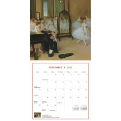 The Met Store Impressionism and Post-Impressionism Wall Calendar 2025