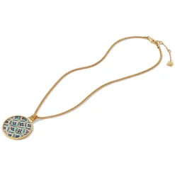 The Met Store Iznik Cintamani Enamel Pendant Necklace