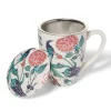 The Met Store Iznik Garden Covered Mug with Tea Infuser