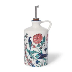 The Met Store Iznik Garden Oil Cruet and Dipping Bowl Set