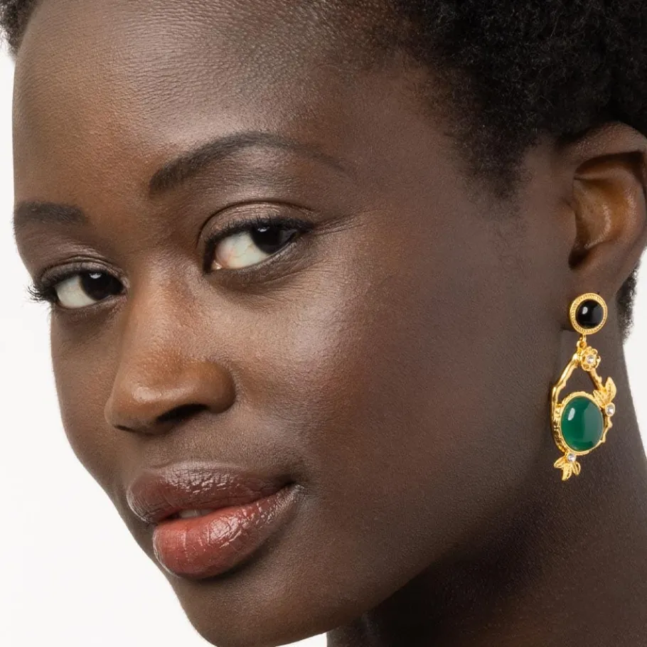 The Met Store Japanese Imari Statement Drop Earrings