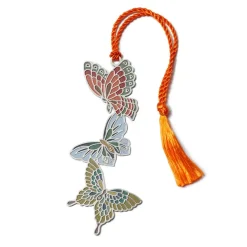 The Met Store Japanese Obi Butterflies Bookmark