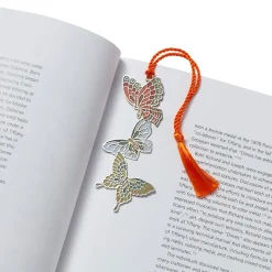 The Met Store Japanese Obi Butterflies Bookmark