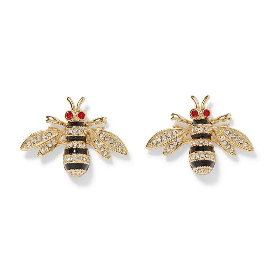 The Met Store Jeweled Bee Stud Earrings