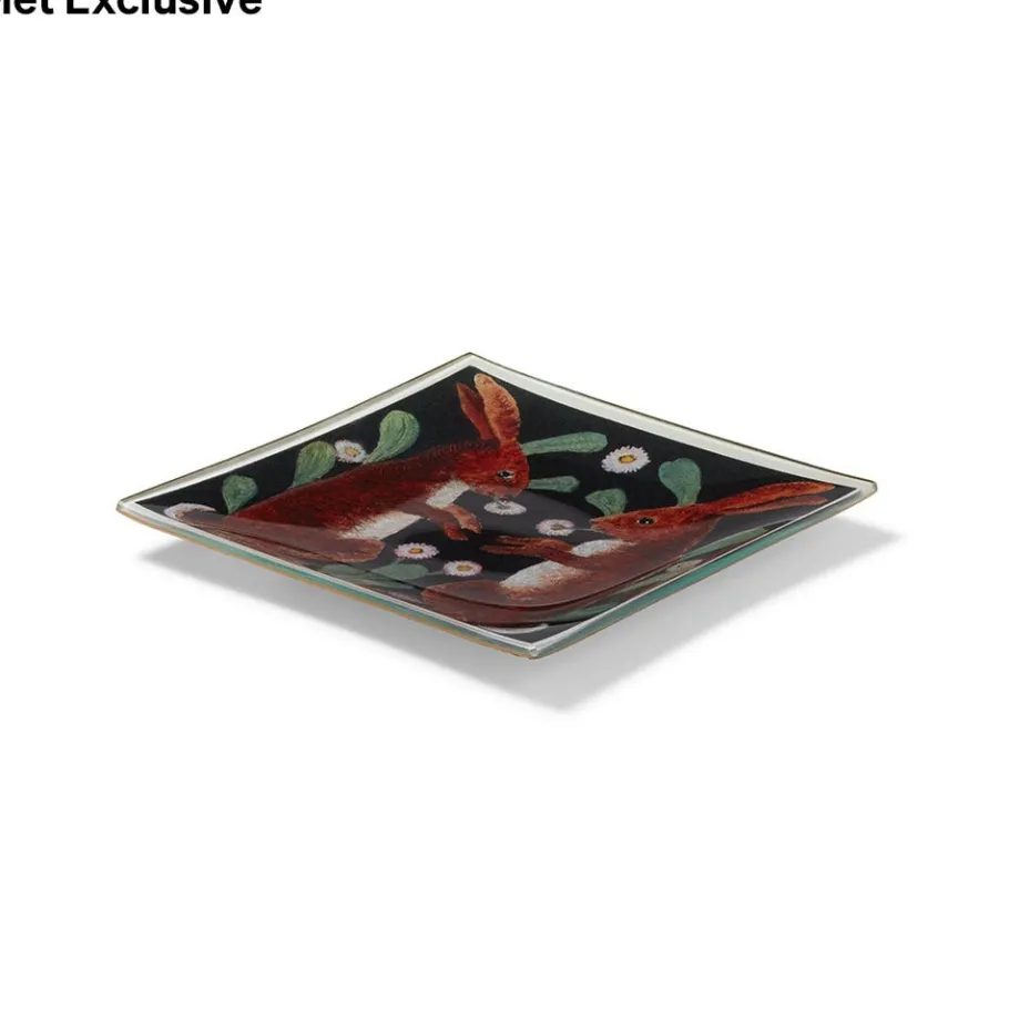 The Met Store John Derian Two Hares Decoupage Vide Poche