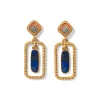 The Met Store Kashan Carpet Rectangular Drop Earrings