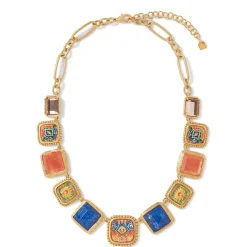 The Met Store Kashan Carpet Statement Collar Necklace