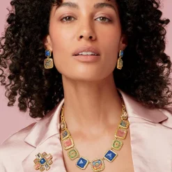 The Met Store Kashan Carpet Statement Collar Necklace