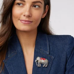 The Met Store King Elephant Brooch