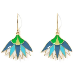 The Met Store Lotus Blossom Drop Earrings