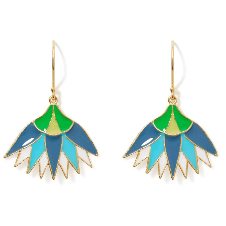 The Met Store Lotus Blossom Drop Earrings