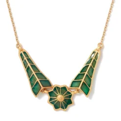 The Met Store Lotus Pagoda Plique-à-Jour Pendant Necklace