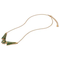 The Met Store Lotus Pagoda Plique-à-Jour Pendant Necklace
