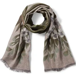 The Met Store Louis C. Tiffany Gladioli Wool-Blend Shawl