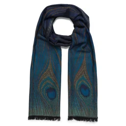 The Met Store Louis C. Tiffany Peacock Feather Wool-Blend Shawl