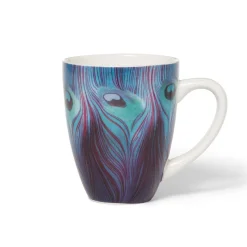 The Met Store Louis C. Tiffany Peacock Feather Covered Mug with Tea Infuser
