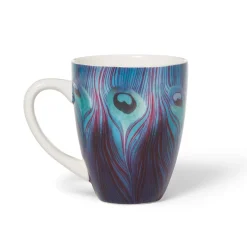 The Met Store Louis C. Tiffany Peacock Feather Covered Mug with Tea Infuser