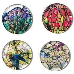 The Met Store Louis C. Tiffany Stained-Glass Coasters