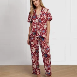 The Met Store Lyon Floral Cotton Women's Pajamas