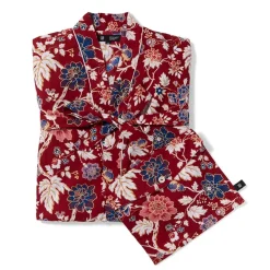 The Met Store Lyon Floral Cotton Women's Robe