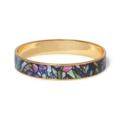 The Met Store Magnolias and Irises Enamel Bangle
