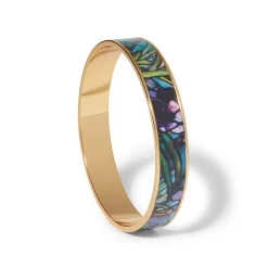 The Met Store Magnolias and Irises Enamel Bangle