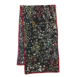 The Met Store Medieval Millefleurs Oblong Silk Scarf