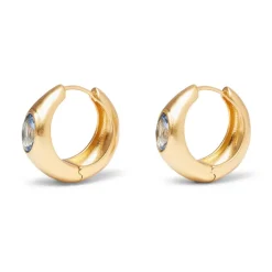 The Met Store Medieval Stone Hoop Earrings