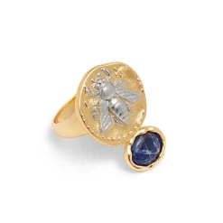 The Met Store Mediterranean Coin and Stone Ring
