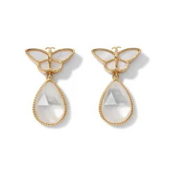 The Met Store Meiji Butterfly Drop Earrings