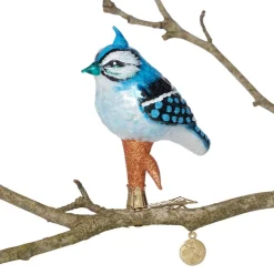 The Met Store Met Birds Handmade Glass Ornament Set