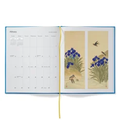 The Met Store Met Irises Clothbound Monthly Calendar 2025