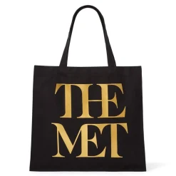 The Met Store Met Logo Canvas Tote