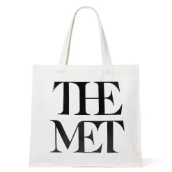 The Met Store Met Logo Canvas Tote