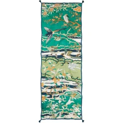 The Met Store Ming Birds and Flowering Branches Oversize Oblong Scarf