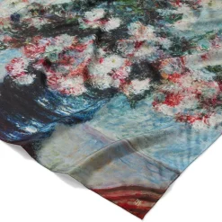 The Met Store Monet Blooms Double-Sided Square Silk Scarf
